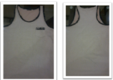 Blusa Dourada com detalhe preto de renda